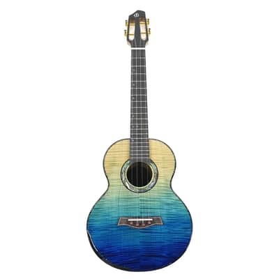Flight A10 FM Faded Blue 10th Anniversary Tenor Ukulele image 4
