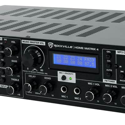 Rockville HOME MATRIX 4 Zone 8 channel 600w Multi Room/Source Receiver/Amplifier image 3