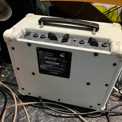 Vox VBM1 Brian May Special Recording Amp 10-Watt 1x6.5" Guitar Combo 2003 - 2005 - White with Brown Diamond Cloth image 2