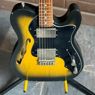 Nash T-72 TL Thinline Electric Guitar 2018 - Two Tone Sunburst image 2