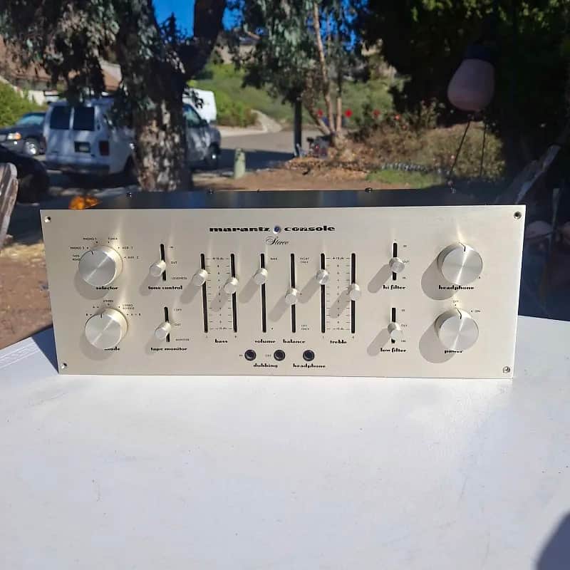 Rare Marantz Model 33 Pre-Amp, Champagne Etched Face, Recapped