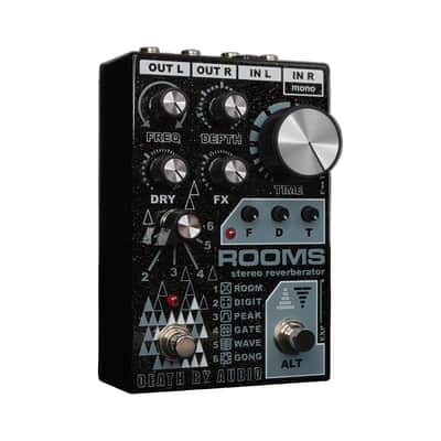 Death By Audio Rooms Stereo Reverb Effects Pedal image 2
