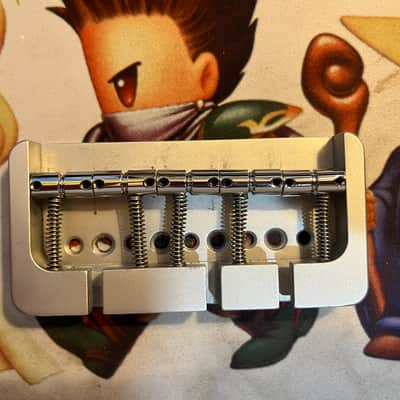 Hipshot B-Style FM3 Fender 5-String Aluminum Bridge - Satin image 1