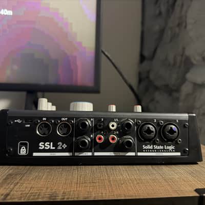 Solid State Logic SSL 2+ USB Audio Interface 2020 - Present - Black image 2
