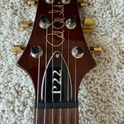 PRS P22 / Custom 22 Piezo Stoptail 10-Top 2012 - 2016 - Black Gold Burst image 3