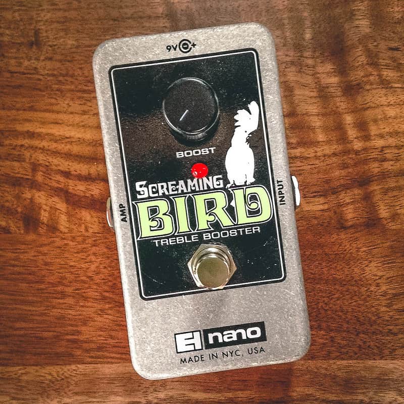 Electro-Harmonix Screaming Bird Treble Booster Pedal image 1