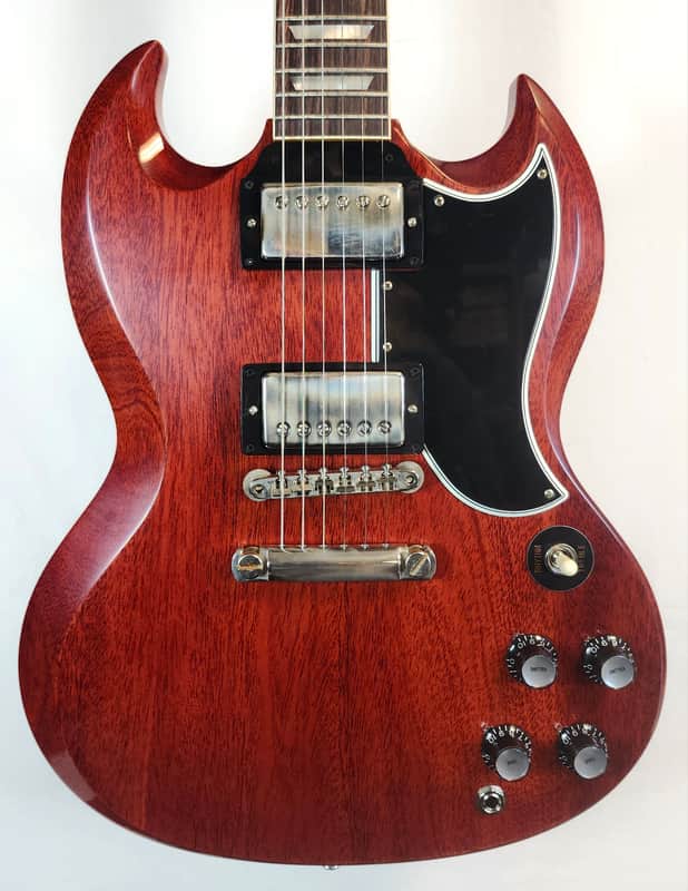 Gibson Custom 1961 Les Paul SG Standard Reissue Stop Bar, VOS, Cherry Red, w/HSC image 1