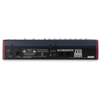 Allen & Heath ZED60-14FX Live and Studio Mixer with Digital FX and USB Port image 6