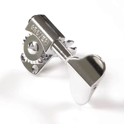 Grover 145C Titan Bass Guitar Tuners, 2x2 Set - Chrome image 2