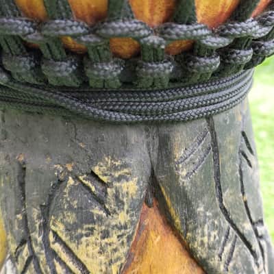 Handmade Professional Djembe - Hand-Carved Solid Wood - 5kg image 16
