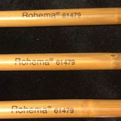 Rohema Percussion - Percussion Mallets Xtra-Hard 25MM Ball (Made in Germany) Bamboo Handle 2 Pairs image 2