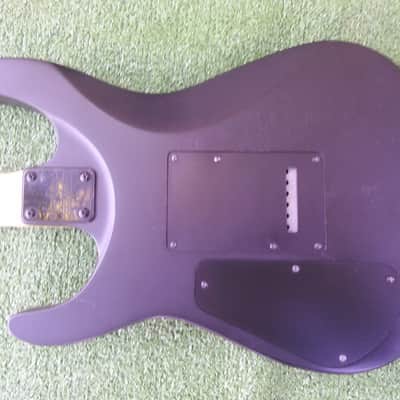 Jackson JS30 Super Strat Archtop 24 Jumbo Frets Sharktooth Inlay Dual Humbucker Tremolo Midel Vintage Style Big Block Strandard Trem Factory Original Satin Black image 7