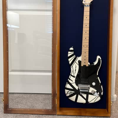EVH Black and White Striped Series Solid Body 2020’s - Hand Rubbed Oil image 1