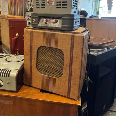 Knight Tube Amp and Matching Cab 1940s image 5