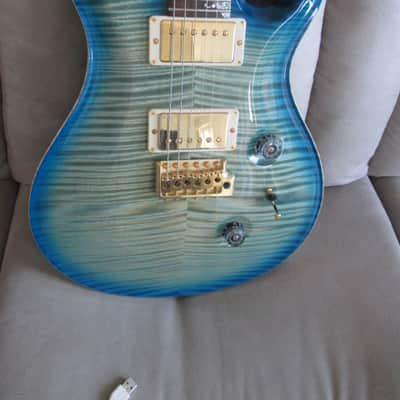 PRS Custom 24 Limited Edition Tree Of Life 2011 - Makena Blue image 4