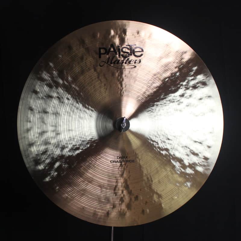 Paiste 22" Masters Dark Crash Ride - 2394g (video demo) image 1