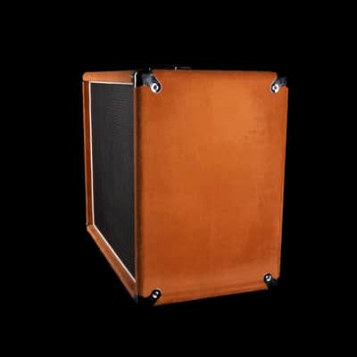 Pre-Owned  '22 Amplified Nation Bombshell 50-Watt Guitar Amp Head And 112 15-ohm 65-watt Matching Cab - Golden Brown Suede Owned by Ben Harper image 13