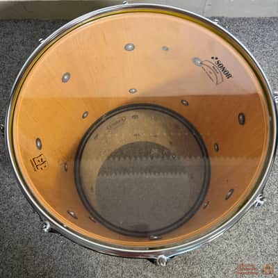RARE!! Sonor Designer Light Maple 15x13 Rack Tom 1990s - Yellow image 6