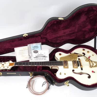 2018 Gretsch White Falcon Limited Edition 62 Reissue G6136T-62-LTD - White Finish - COA & Case Candy! image 2