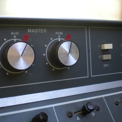 1980's Broadcast Electronics  8M150 analog mono mixer Console From AM radio station image 8