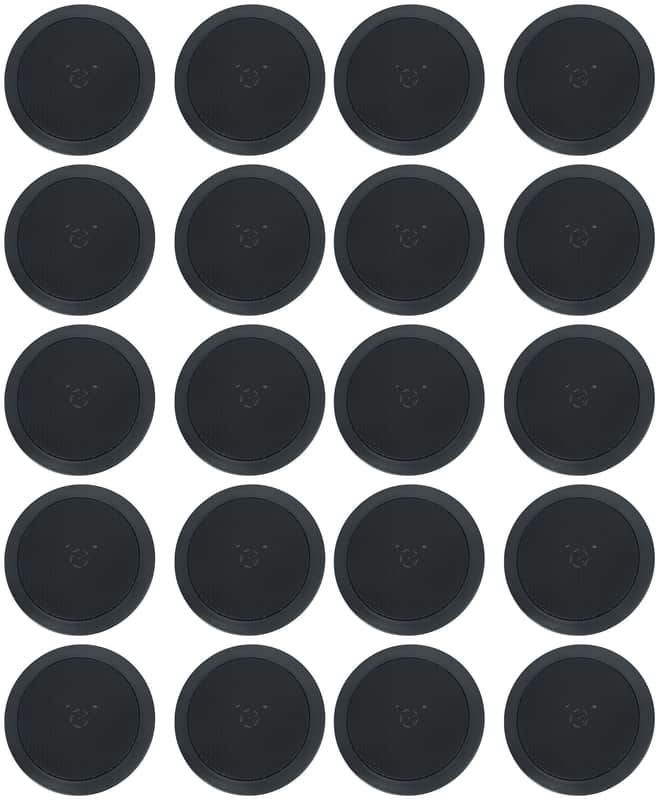 (20) Rockville HC55-16 Black 5.25" 300w In-Ceiling Home Theater Speakers 16 Ohm image 1