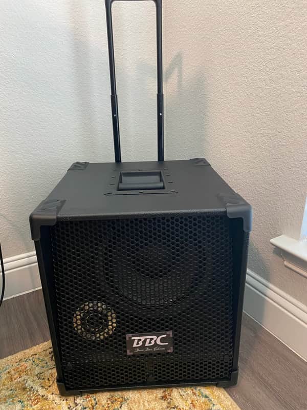Boom Bass Cabinet BBC Tank 1012 - 1x10" and 1x12" 1200-watt Bass Cabinet - Black 2022 - Black image 1