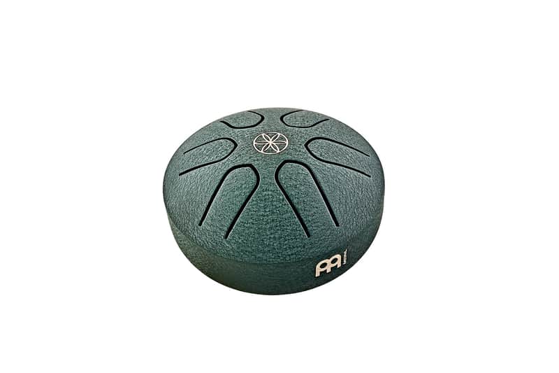Meinl Sonic Energy Pocket Steel Tongue Drum 3" - A Major/6 Notes/440 Hz - Venus Flower/Navy Blue image 1