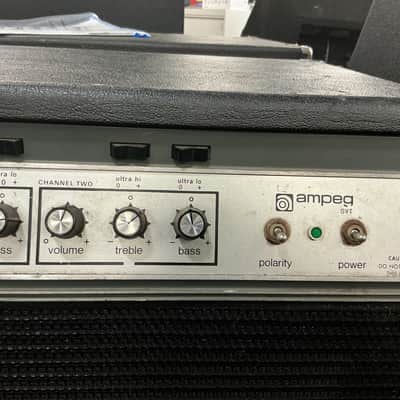 Ampeg SVT "Black Line" 300-Watt Bass Amp Head 1970s - Black image 3