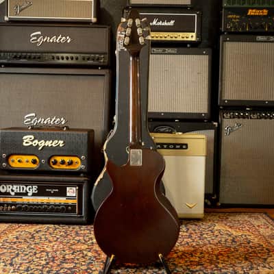 Gibson Marauder – 1979 – Walnut – Maple Fretboard – “Rare Dark Back Neck” – 100% Original – Very Good Vintage Condition – w/ OHSC (Yellow Interior) image 11