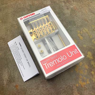 Gotoh Floyd Rose Locking Tremolo Set, Gold – Free 33mm OEM Block image 8