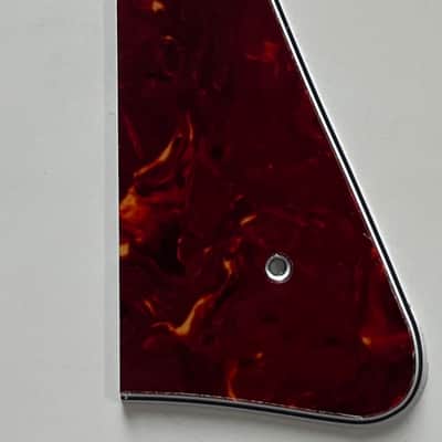 For Fit Gibson Les Paul LP 1978 3-Pickups Project Guitar Pickguard 4 Ply Red Tortoise image 1
