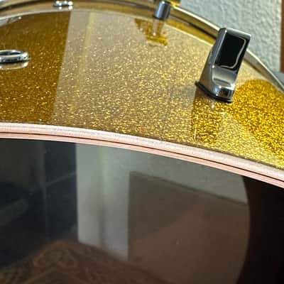 Yamaha AM0F40J Absolute Hybrid Maple 10x7/12x8/14x13/20x16" 4pc Shell Pack 2014 - Present - Gold Champagne Sparkle image 10