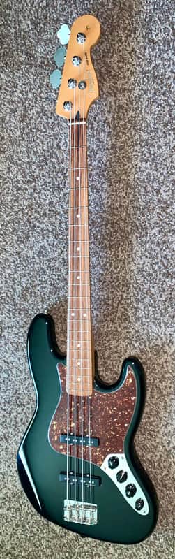 2003 Fender Deluxe Active Jazz Bass electric guitar skb hardshell case image 1
