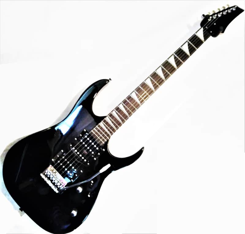 🎸+Amp! Unmarked "EyeBuzz" G Style Electric Guitar +Rosewood Fretboard +Cable!🎸
