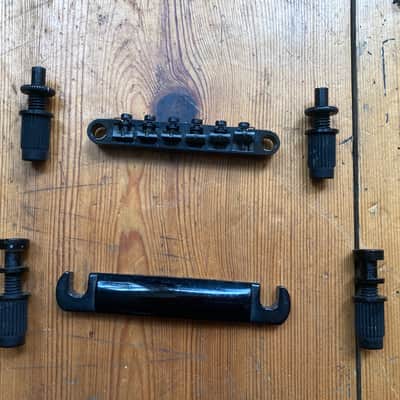 Epiphone Gothic SG Guitar Bridge & Tailpiece 2000s Korea Black B-2 image 1