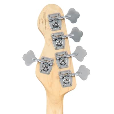 Vintage VJ75 ReIssued Maple Fingerboard Bass Guitar ~ 5-String ~ Black image 10