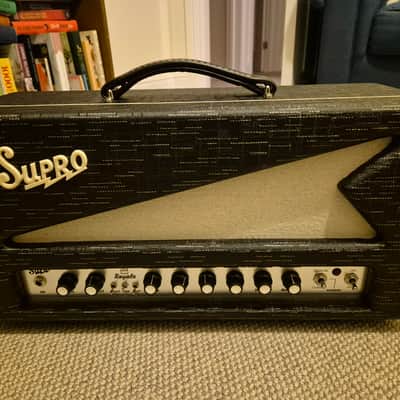 Supro 1932RH Royale 50-Watt Guitar Amp Head 2022 - Present - Black Scandia