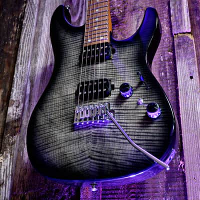 Ibanez AZ24S1F-TKS Standard - Transparent Black Sunburst w/ Gig Bag image 23