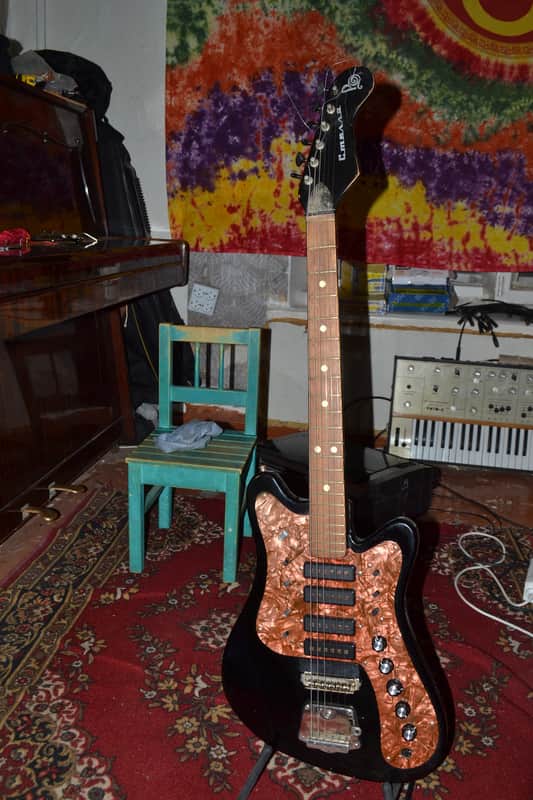 STELLA Rostov USSR Had made restored Vintage Electric Guitar Soviet 1979 year image 1