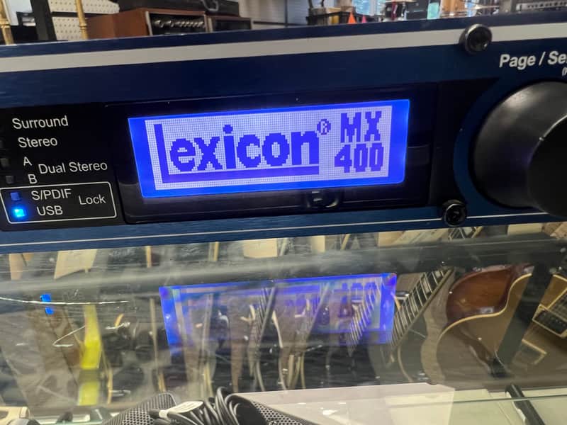 Lexicon MX400 Dual Stereo / Surround Reverb Effects Processor image 1