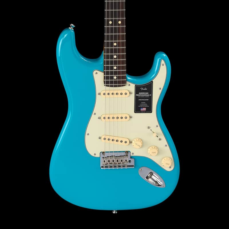 Fender American Professional II Stratocaster - Miami Blue-Blue image 1