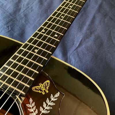 ☆Free shipping!☆★Players condition★ YAMAKI Deluxe F-122  HummingBird type Japan Vintage MIJ image 11