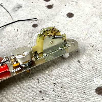 Used Unbranded Aftermarket Telecaster Control Plate and Wiring Harness CTS Pots image 8