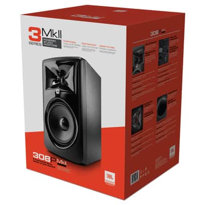JBL 308P MkII 2-Way 8" Active Nearfield Studio Monitors (Pair) image 4