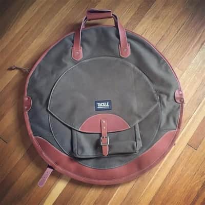 Tackle Instrument Supply Backpack Cymbal Bag 22" Forest Green w/Tan Trim