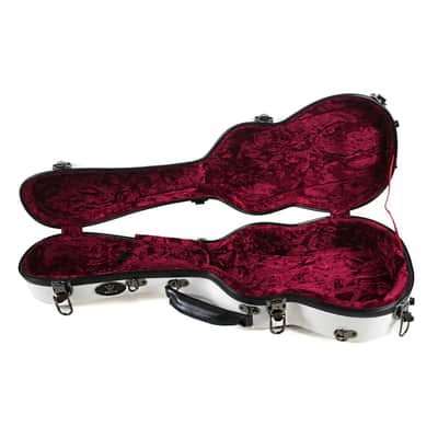 Vosta White Archtop Fiberglass Tenor Ukulele Hardshell Case image 2