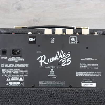 Fender Rumble 25 V3 25-Watt 1x8" Bass Combo Black image 6