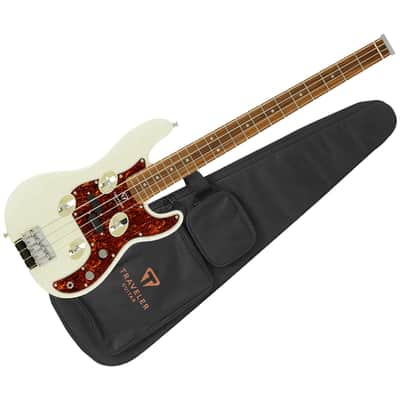 TB-4P Basse Pearl White Traveler image 1