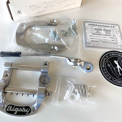 Early MADE in USA, Bigsby B5 Vibrato Tailpiece with Vibramate! NOS image 1