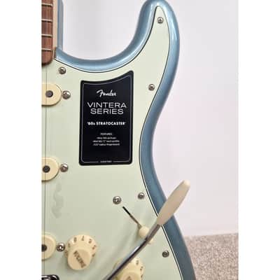 Fender Vintera '60s Stratocaster - Electric Guitar - Blue - Like New w/ Hard Case image 6